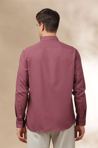 Men's FrenchOnion Solid Breathable Perfume-Finish Shirt