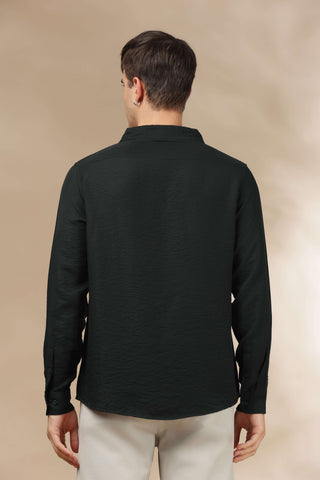 Men's BottleGreen Breathable Non-Iron Smart Casual Shirt