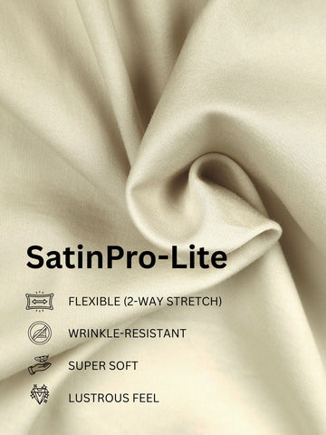SatinPro-Lite: Satin 2-Way Stretch Foil Printed Party Shirt