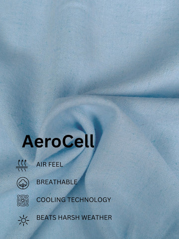 Linen Blend Breathable Solid Smart Casual Shirt