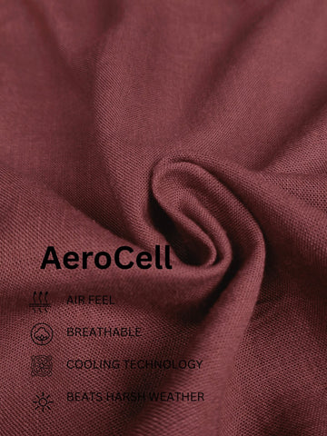 Linen Blend Breathable Solid Smart Casual Shirt