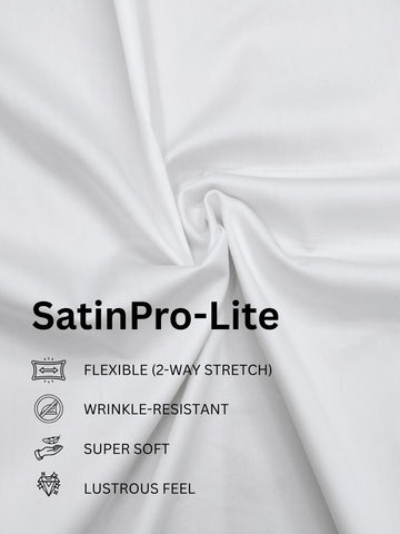 SatinPro-Lite: Satin 2-Way Stretch Foil Printed Party Shirt