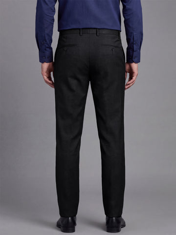 Wrinkle Free 4-Way Stretch Solid Formal Pants