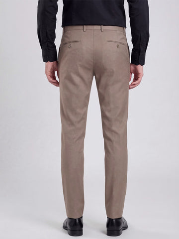 Wrinkle Free 4-Way Stretch Solid Formal Pants