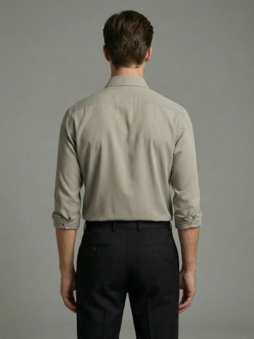 AirX: Wrinkle Free 4-Way Stretch Solid Formal Shirt