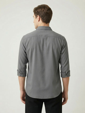AirX: Wrinkle Free 4-Way Stretch Abstract Printed Casual Shirt