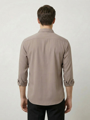 AirX: Wrinkle Free 4-Way Stretch Printed Casual Shirt