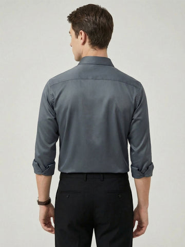SoftLustre: Satin Finish Soft Solid Party Shirt