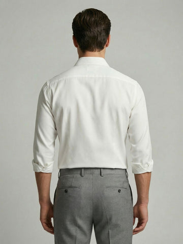AirX: Wrinkle Free 4-Way Stretch Solid Formal Shirt