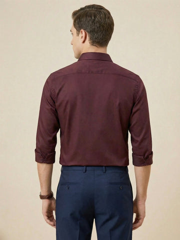SoftLustre: Satin Finish Soft Solid Party Shirt