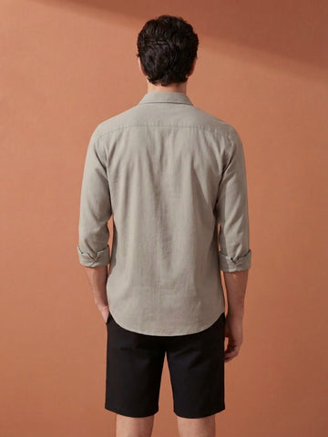 AirX: Wrinkle Free 4-Way Stretch Printed Casual Shirt