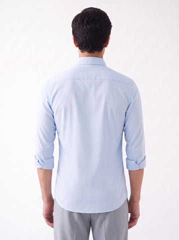 Solid Airy Non-Iron Sky Shirt