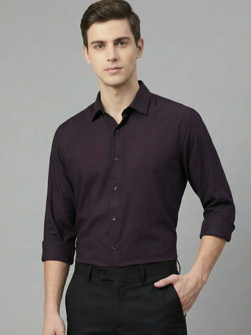 AirX: Wrinkle Free 4-Way Stretch Solid Formal Shirt