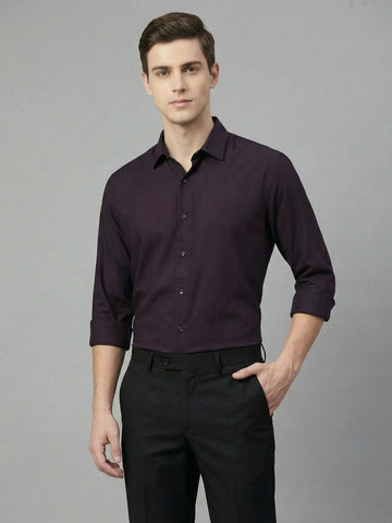 AirX: Wrinkle Free 4-Way Stretch Solid Formal Shirt