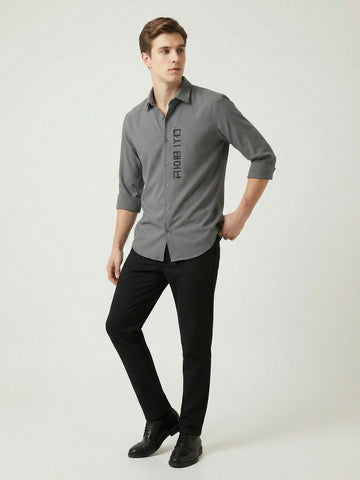 AirX: Wrinkle Free 4-Way Stretch Abstract Printed Casual Shirt
