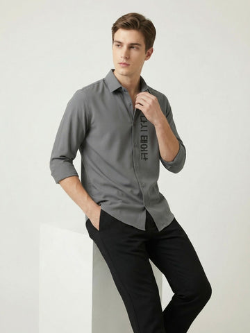 AirX: Wrinkle Free 4-Way Stretch Abstract Printed Casual Shirt