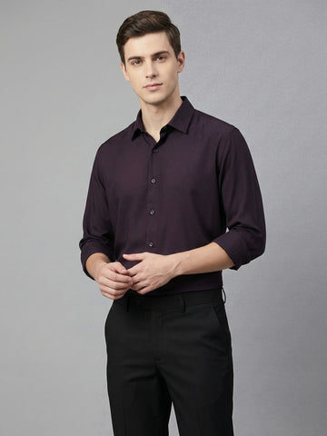 AirX: Wrinkle Free 4-Way Stretch Solid Formal Shirt