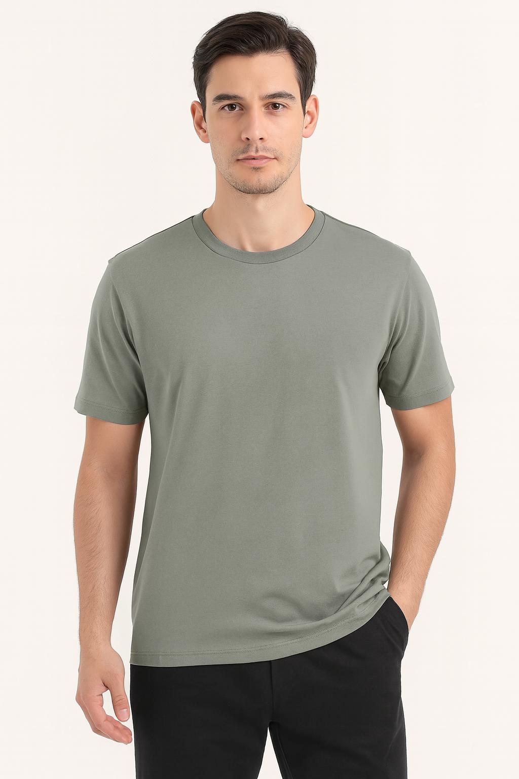 ASSORTED Solid Casual Designer Tee For Men by HE SPOKE