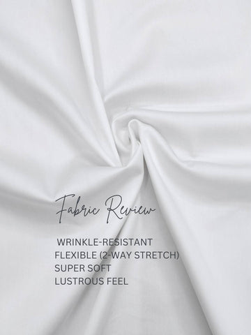 White Solid Daily Designer Kurta For Men by HE SPOKE