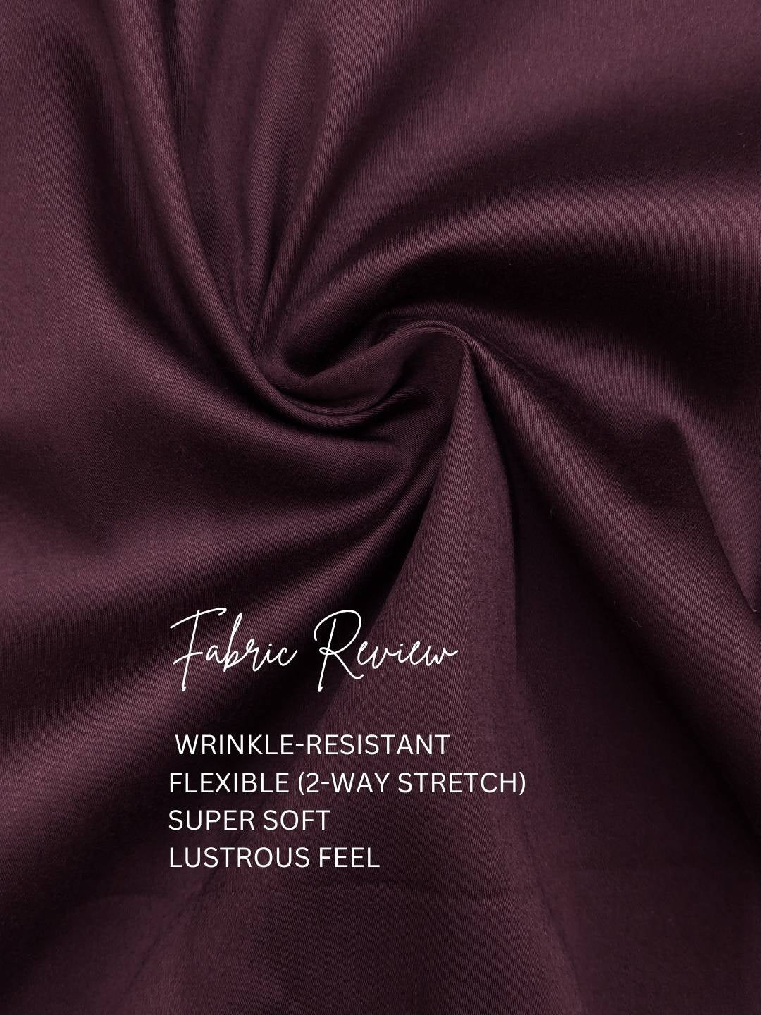 Burgundy Solid Formal Designer Shirt For Men by HE SPOKE