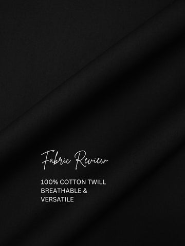 Black Solid Casual Designer Shirt For Men by HE SPOKE