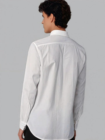 White Animal Printed Casual Designer Shirt For Men by HE SPOKE