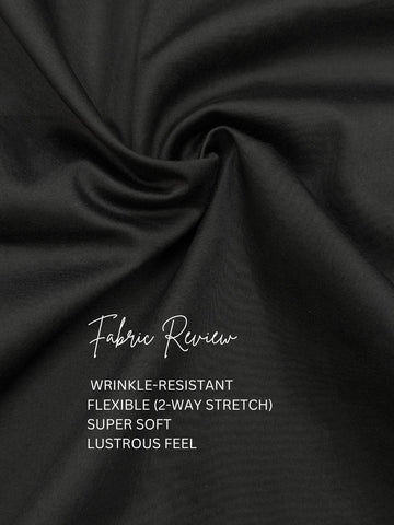 Black Geometric Cord Formal Designer Shirt For Men by HE SPOKE