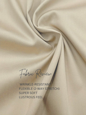 Cream Solid Daily Designer Kurta For Men by HE SPOKE