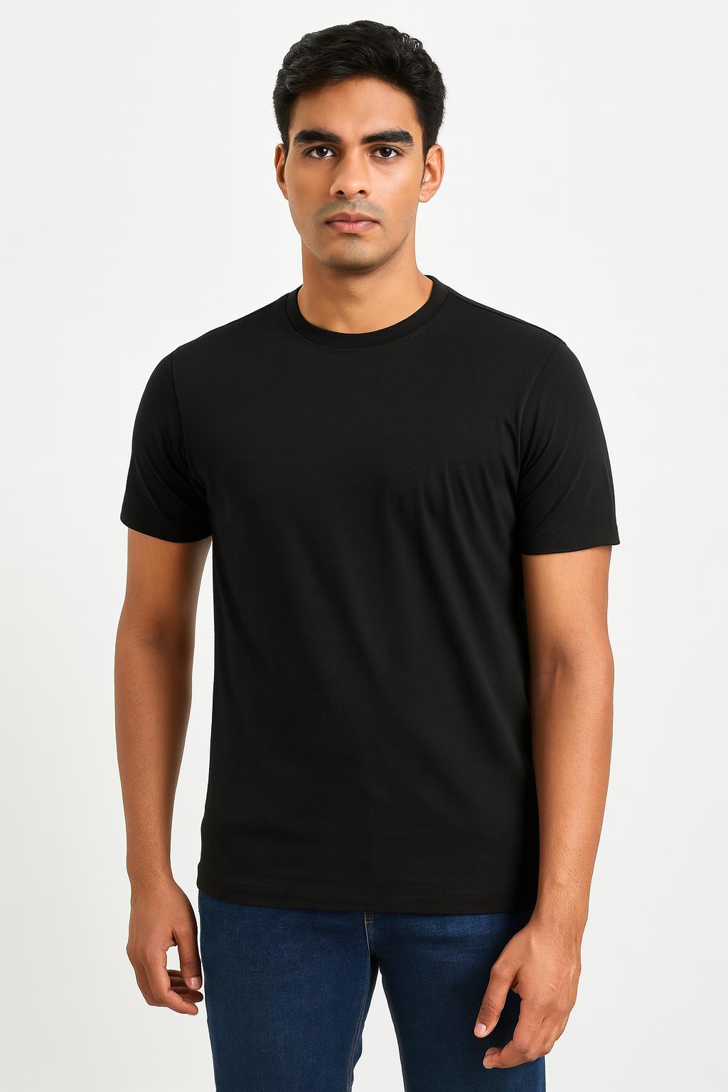 ASSORTED Solid Casual Designer Tee For Men by HE SPOKE
