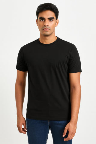 ASSORTED Solid Casual Designer Tee For Men by HE SPOKE