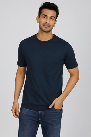 ASSORTED Solid Casual Designer Tee For Men by HE SPOKE