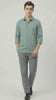 Penta-ProWeave: Rare Linen Blend 2-Way Stretch Solid Smart Casual Shirt