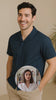 Navy Solid Cotton Twill Casual Shirt