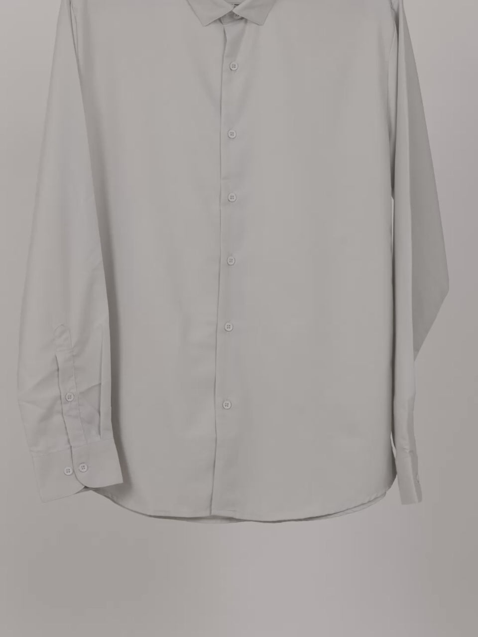 Solid Airy Non-Iron Ivory Shirt