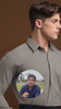 Grey Solid PC Sateen Stretch Formal Shirt