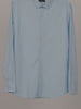 HE SPOKE Men's Sky Blue Solid Regular Fit Shirt