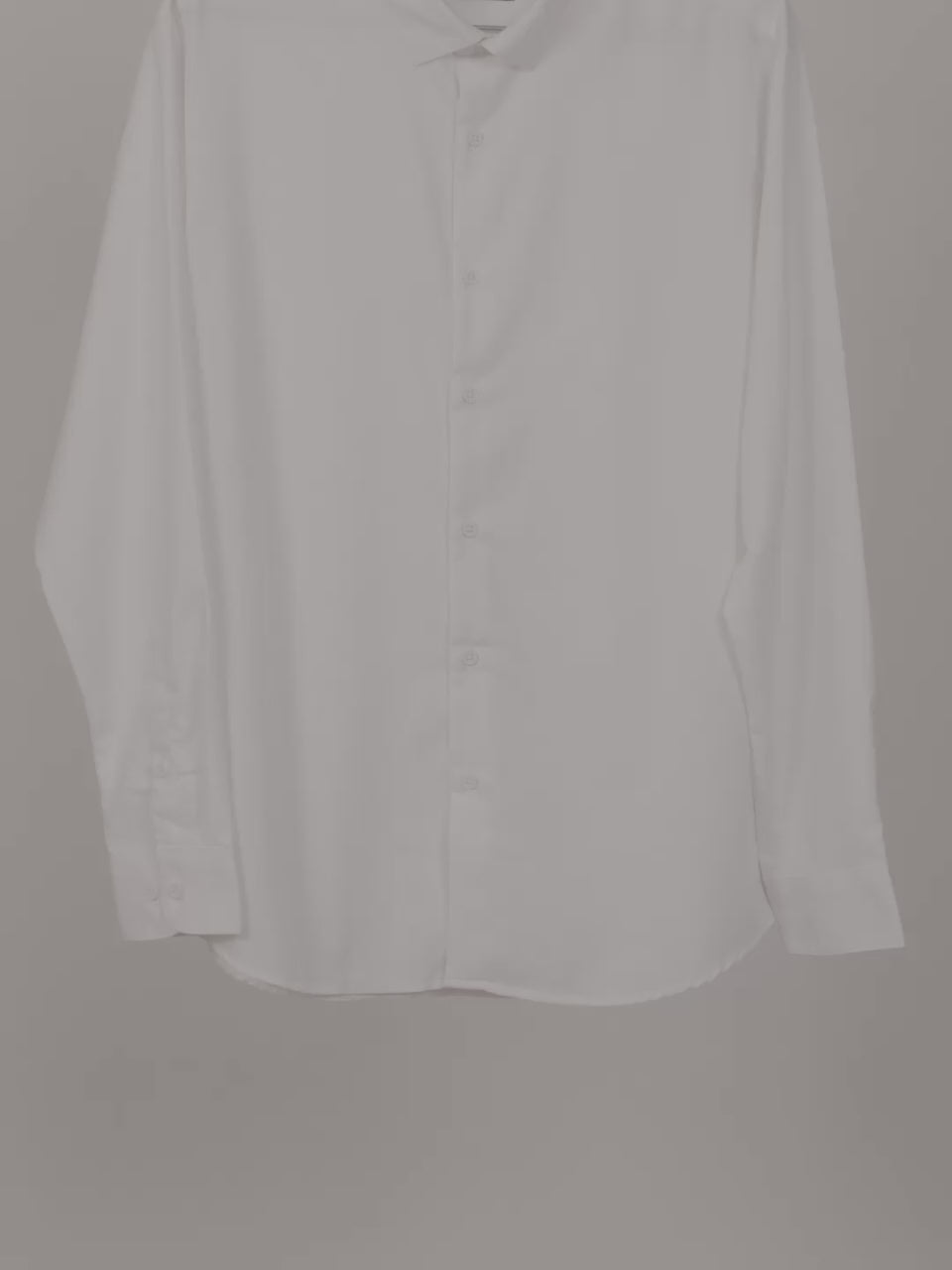 Solid Airy Non-Iron White Shirt
