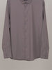 HE SPOKE Men's Mud Grey Solid Regular Fit Shirt
