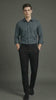 FreshAura: Perfume Finish Cotton Linen Solid Formal Shirt