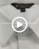 White Printed PC Sateen Stretch Casual Shirt